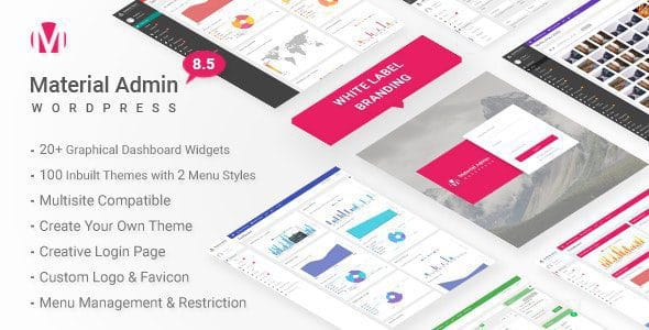 Material 8.6 — Тема White Label для админ-панели WordPress