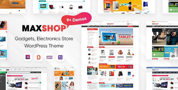 MaxShop 3.6.24 — Тема WordPress для электроники на Elementor и WooCommerce