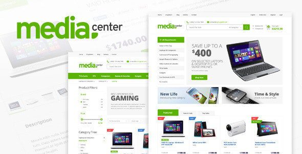 MediaCenter 2.7.23 — Тема WooCommerce для электроники