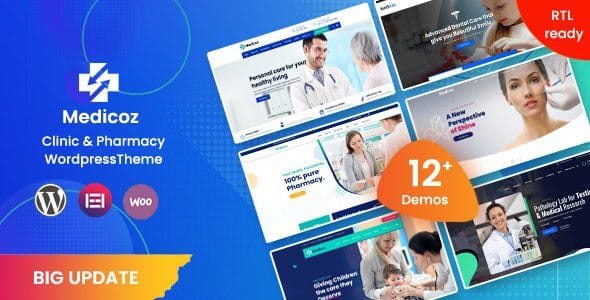 Medicoz 1.8.0 — Тема WordPress для клиник и аптек