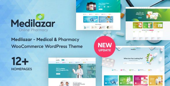 Medilazar 1.3.2 — Тема WordPress для аптек и медицины
