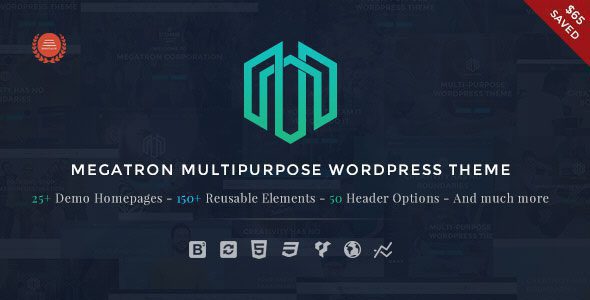 Megatron 4.8 — Многоцелевая тема WordPress