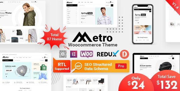 Metro 2.14 — Минималистичная тема WordPress для WooCommerce