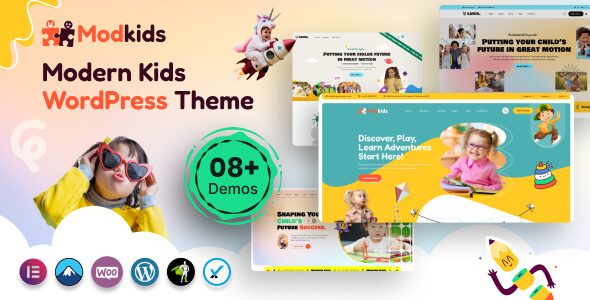 Modkids 1.0.1 — Современная тема WordPress для детей