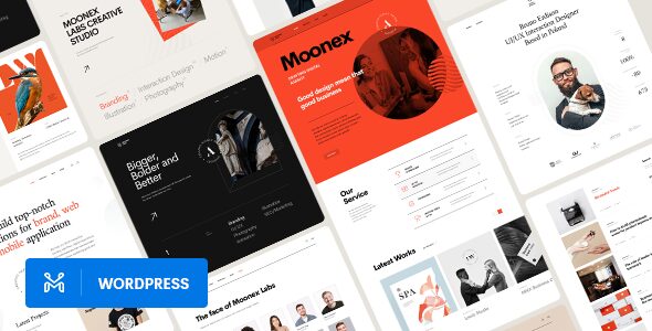 Moonex 1.1.0 — Тема WordPress для агентств и портфолио