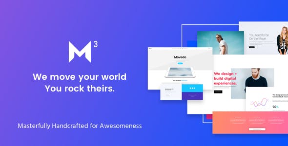Movedo 3.6.7 — Многоцелевая тема WordPress