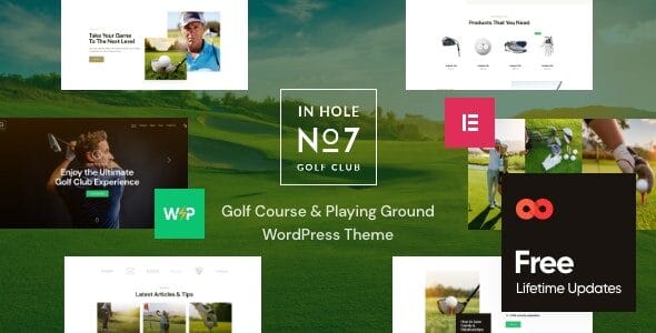 N7 | Golf Club & Course Sports & Events WordPress Theme — Тема WordPress для гольф-клубов