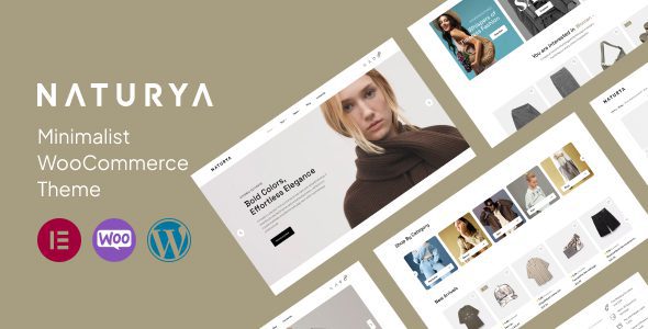 Naturya 1.0.4 — Минималистичная тема WordPress для WooCommerce