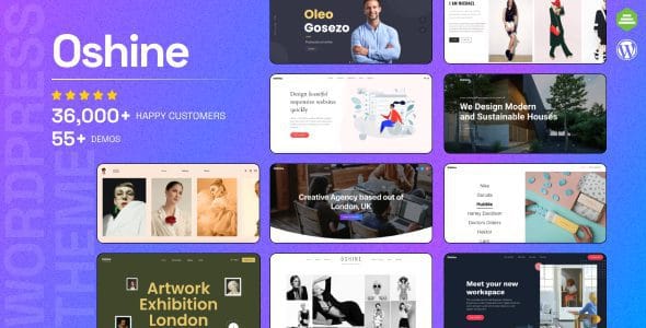 Oshine 7.2.6 — Креативная тема WordPress