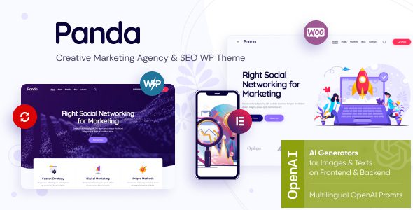 Panda 1.21.0 — Тема WordPress для маркетинга