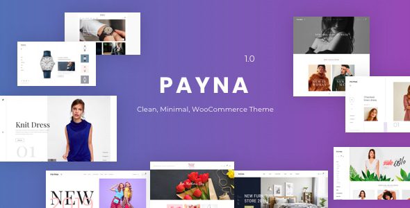 Payna 1.2.9 — Минималистичная тема WooCommerce