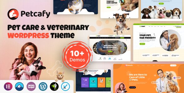 Petcafy 1.0 — Тема WordPress для ухода за питомцами