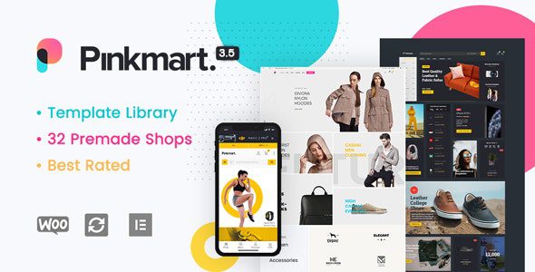 Pinkmart 4.7.2 — AJAX-тема для WooCommerce