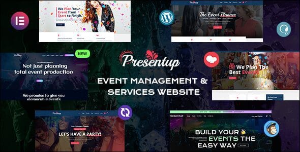 Presentup 5.6 — Тема WordPress для мероприятий