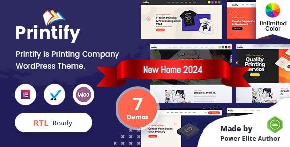 Printify 3.1.0 — Тема WordPress для типографии