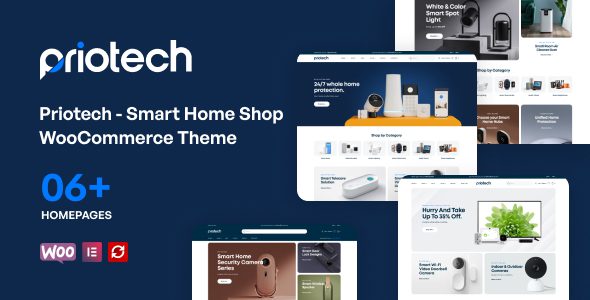 Priotech 1.0.26 — Тема WooCommerce для умного дома