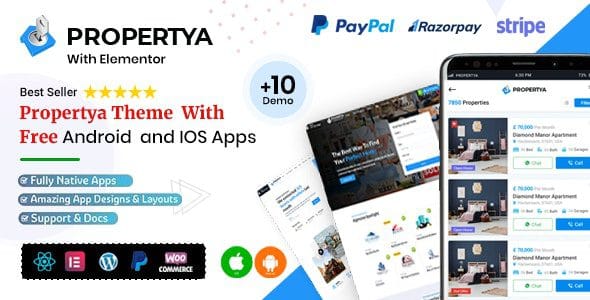 Propertya 1.1.5 — Тема WordPress для недвижимости
