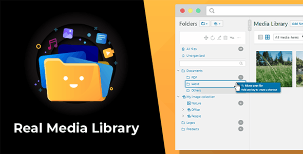 Real Media Library 4.22.72 — Менеджер папок и файлов для медиабиблиотеки WordPress