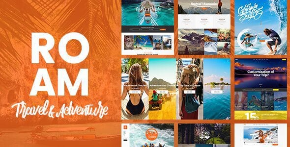 Roam 2.1 — Тема для путешествий и туризма