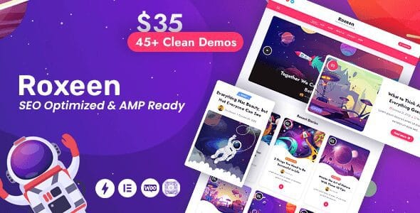 Roxeen 2.5.2 — Лёгкая тема WordPress для блогов