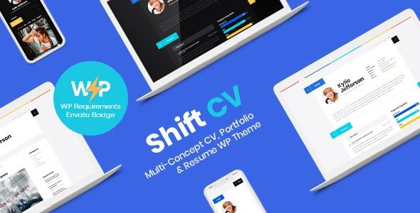 ShiftCV 3.0.14 — Тема WordPress для резюме, портфолио и блога