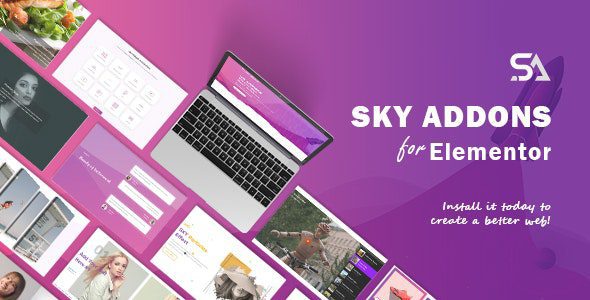 Sky Addons Pro 4.0.2 — Плагин для Elementor