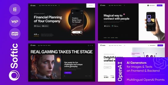 Softic 1.18.0 — Тема WordPress для веб-компаний
