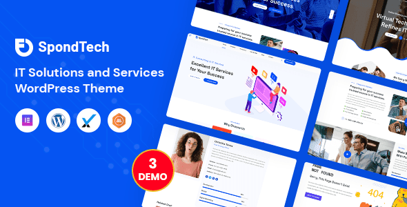 SpondTech 1.0.9 — Тема WordPress для IT-услуг