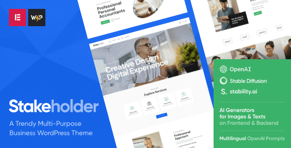 Stakeholder 1.6.0 — Тема WordPress для бизнеса