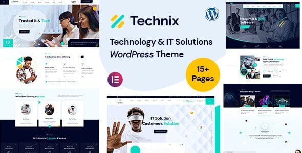 Technix 1.0.4 — Тема WordPress для IT-решений