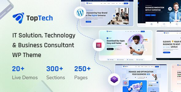 TopTech 1.0 — Тема WordPress для SEO-агентства и технологий