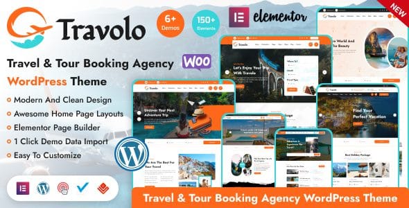 Travolo 1.0.7 — Тема WordPress для турагентств