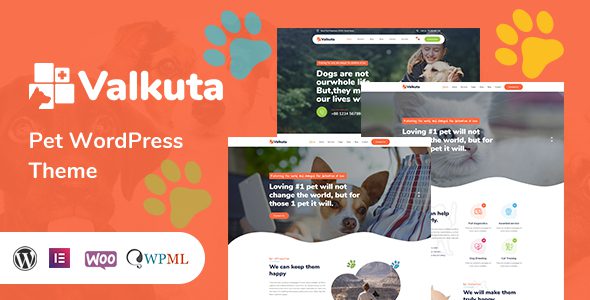 Valkuta 1.2.9 — Тема WordPress для питомцев