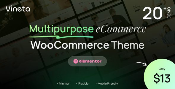 Vineta 1.0.4 — Многоцелевая тема WordPress для WooCommerce