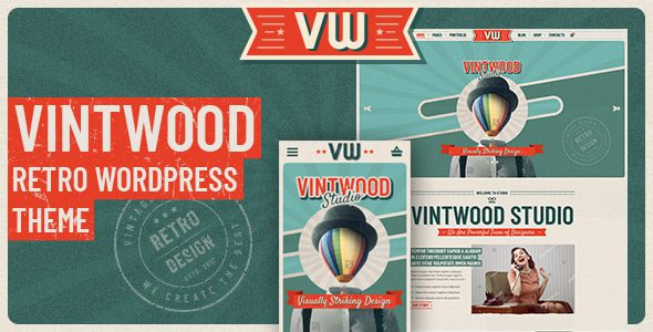 VintWood 1.1.7 — Винтажная тема WordPress