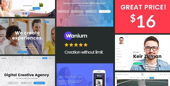 Wanium 1.9.8 — Элегантная мульти-концепт тема