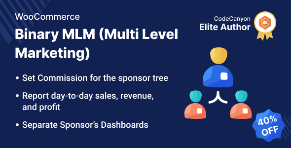 WooCommerce Binary Multi Level Marketing [MLM] 2.0 — Плагин MLM для WooCommerce