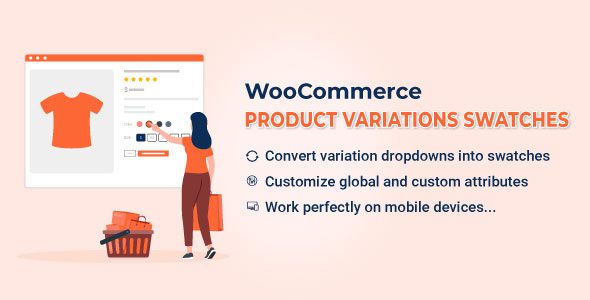 WooCommerce Product Variations Swatches 1.1.12 — Плагин свайпов вариаций для WooCommerce