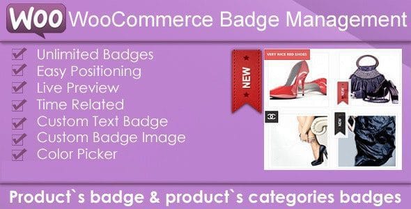 WooCommerce Products Badge Management 5.1 — Управление бейджами для продуктов