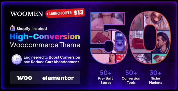 WooMen 1.0 — Многоцелевая тема WooCommerce