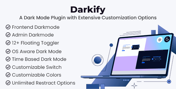 Darkify — Darkify 1.4.0 — плагин тёмного режима для WordPress