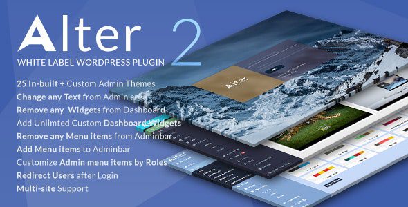 WpAlter 2.5.1 — Плагин для кастомизации админ-панели WordPress