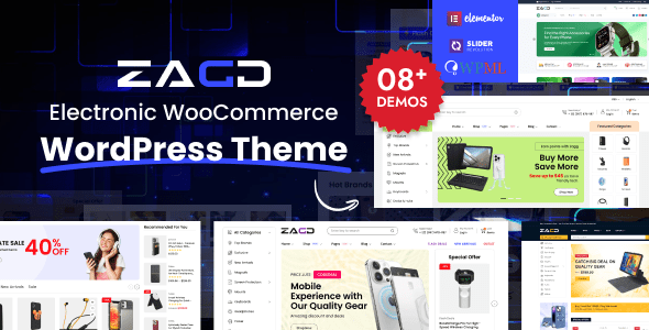 Zagg 1.4.1 — Тема WooCommerce для электроники