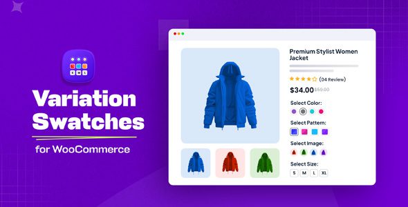 Variation Swatches for WooCommerce Pro 2.2.10 — Плагин вариативных сэмплов для WooCommerce